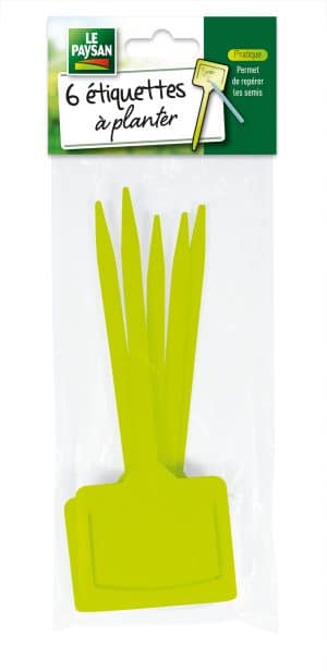 LOT DE 6 ETIQUETTES A PLANTER
