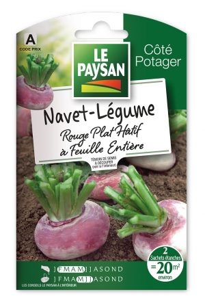 NAVET - ROUGE PLAT HATIF A  FEUILLE ENTIERE
