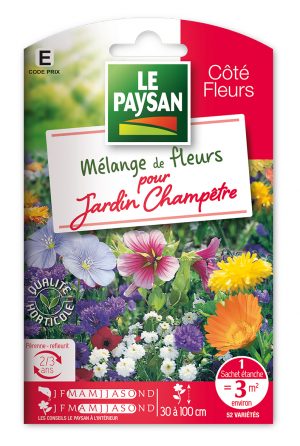 MELANGE DE FLEURS - POUR JARDIN CHAMPETRE