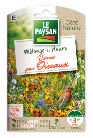 MELANGE DE FLEURS - VIVACES POUR OISEAUX